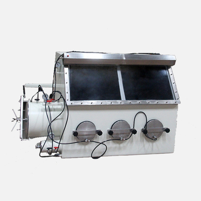 Lab 3 Ports Inlet Gas Vacuum Glove Box Untuk Percobaan Ilmiah