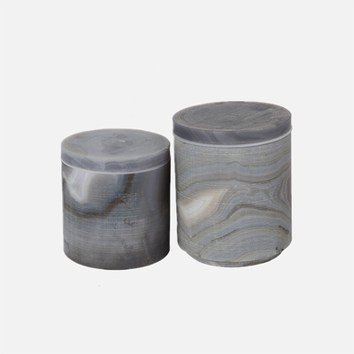 50ml Untuk 1000ml Agate Mill Jar, Lab Keramik Ball Mill Jar Dengan Tutup