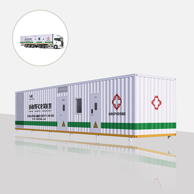 13.5m Rumah Sakit Mobile PCR Lab Machine Biological Safety Cabinet
